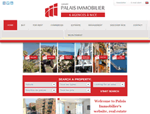 Tablet Screenshot of palaisimmobilier.com